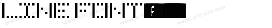 line font超细字体转换